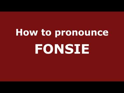 How to Pronounce FONSIE in Spanish - PronounceNames.com