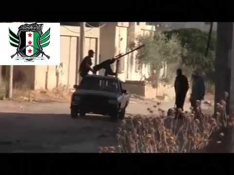 استهداف حاجز جسر الخالدية في ريف حمص الشمالي بواسطة رشاش 14 من قبل كتيبة العزة بالله