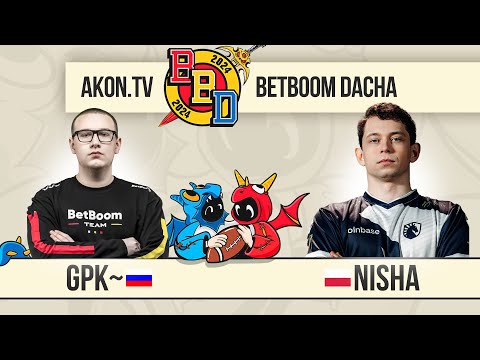 ДОТА2 [RU] gpk vs Nisha [bo3] BBD Dubai 2024 СОЛО МИД!