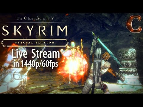 Skyrim Special Edition Live, in 1440p/60fps! Defeating Rahgot at Forelhost, Lvl 62 Part 82 Legendary