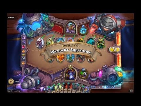 Solution Secret Lab Puzzle Board Clear: Warlock's Apprentice - Dr. Boom (4/4), Hearthstone Boomsday
