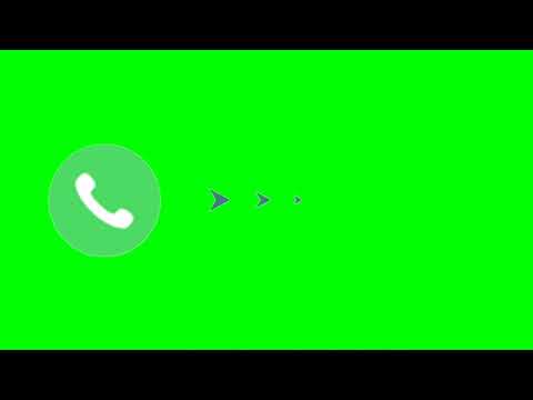 green screen HD screen animation effects incoming call
