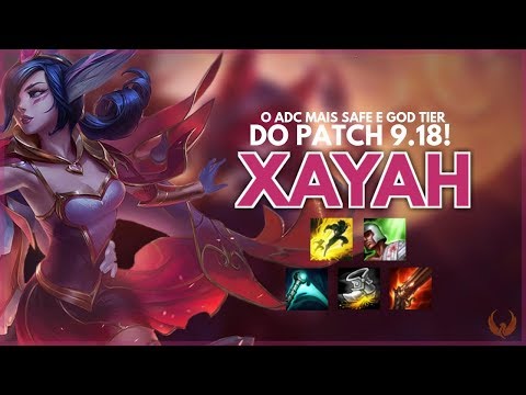 O ADC MAIS SAFE E GOD TIER DO PATCH 9.18 - XAYAH ADC GAMEPLAY [PT-BR]