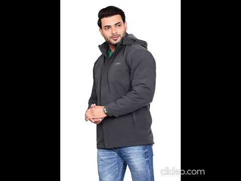 Polyster and antipiling corporate full sleeves jacket, men