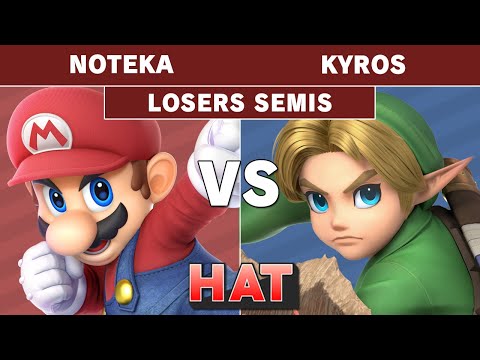 HAT 104 - Noteka (Mario) Vs. W8 | Kyros (Young Link) Losers Semis - Smash Ultimate