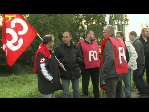 Agroalimentaire : Manifestation à l'aéroport de Brest