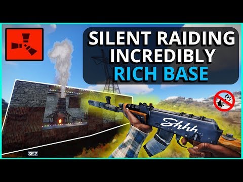 WE DID NOT EXPECT THIS MUCH LOOT FROM SILENT RAIDING A HUGE BASE!! - RUST (Part 3)