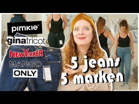 ich teste LIVE 5 Jeans Hosen von 5 Marken in Größe 40 EURE FAVORITEN - Size Inbetweenie