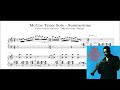 McCoy Tyner solo on Summertime transcription