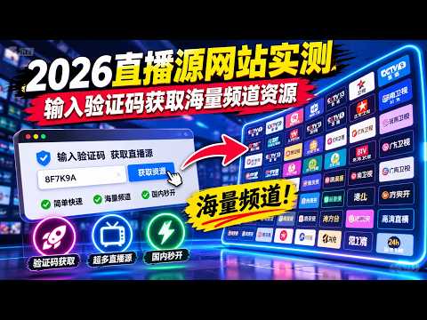 2026 Live Streaming Source Website Test | Enter Verification Code to Access Massive Channel Resou...
