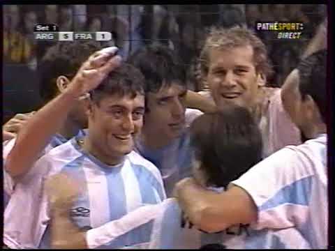 Volleyball France /Argentine Quart finale Mondial 2002