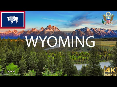 Filme de relaxamento Wyoming 4K | Parque Nacional Grand Teton | Yellowstone com música ambiente