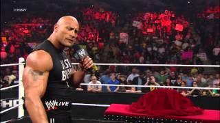 The Rock reveals the new WWE Championship: Raw, Feb. 18, 2013