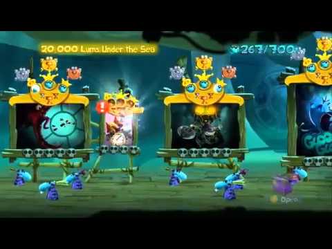 RAYMAN LEGENDS 100% WALKTHROUGH PART 24 WORLD 4 MUSICAL STAGE GLOO GLOO