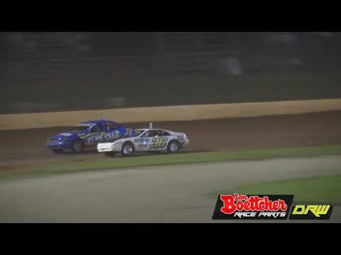 Modified Sedans - A-Main - IBRP Golden Helmet Series - Kingaroy Speedway - 18.03.2017