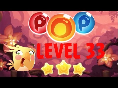 Angry Birds POP Bubble Shooter (Stella POP) - Level 33