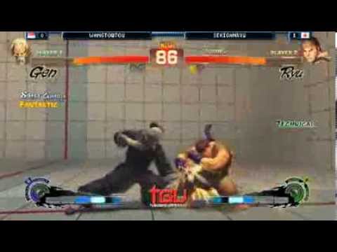 TGUC 2013 - Wangtoutou (Gen) vs. Sekiganryu 赤眼龍 (Ryu) - AE Top 16 (W)
