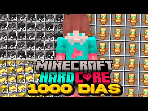 SOBREVIVÍ 1000 DÍAS en Minecraft HARDCORE [PELÍCULA COMPLETA]