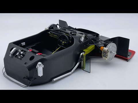 Thumbnail for Building MFH 1/12 Ferrari 333 SP 1998 Daytona 24H Winner : Step 10 Paint the Parts & Assemble by Ferrari 333 SP