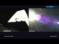 Strange object flying away from the spacecraft ...