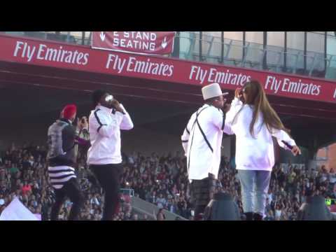 Black Eyed Peas and Ariana Grande Where is the Love One Love Manchester Concert Live