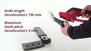 Cordless grass and bush shear SG 1820 WORTEX