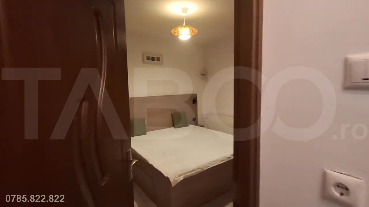 Apartament 2 camere de vanzare 56 mp 2 balcoane zona Turnisor Sibiu - Video