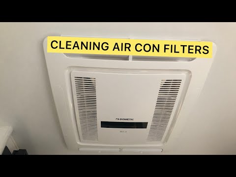 HOW TO CLEAN AIR CON FILTERS IN A DOMETIC IBIS 4 THE EASY WAY - RED CENTRE CARAVAN |SEPS ADVENTURES