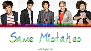 One Direction &#39;Same Mistakes&#39; Lyrics [Color Coded ENG_ESP]