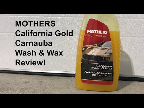 MOTHERS California Gold Carnauba Wash & Wax Review!