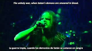 Dark Funeral - The Arrival Of Satan&#39;s Empire (Subtitulos+Lyrics)