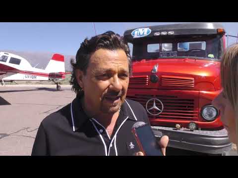 Sáenz recorrió la zona afectada por los incendios en Cafayate