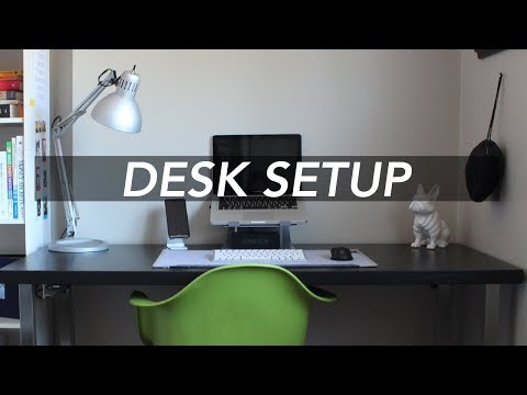 Building My Beginner Office (Part 2: Desk Setup via Ikea Hack) | Dylankyang
