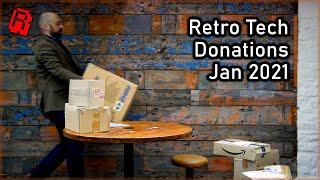 Retro Tech Donations to The Cave - January 2021