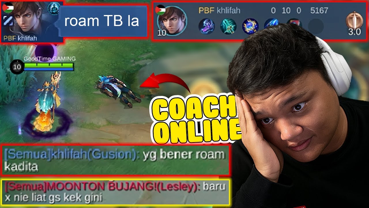 Lagi-lagi ketemu Coach Online Sok NGATUR padahal GBLOK! Giliran Ckolat alasan Sengaja! Dasar HAMA!!