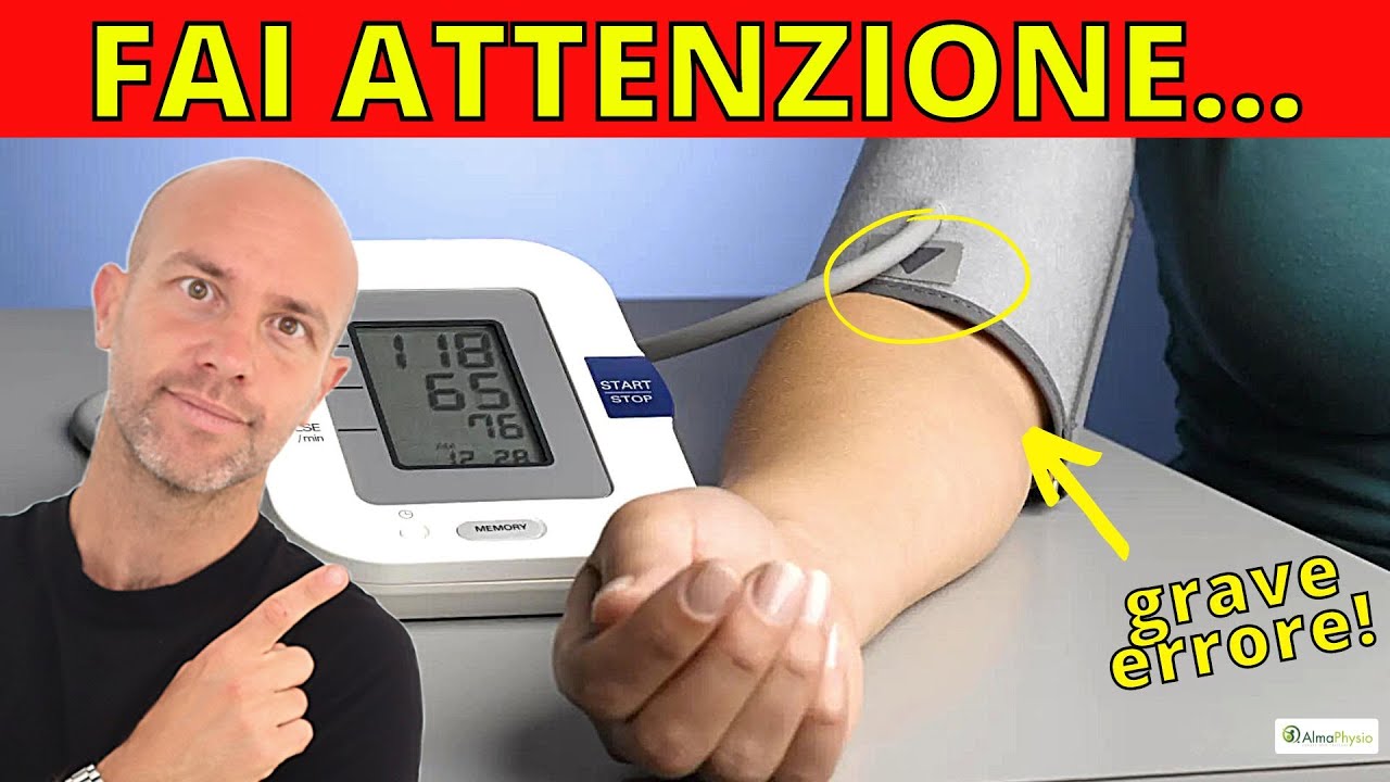 7 TERRIBILI ERRORI quando ti misuri LA PRESSIONE
