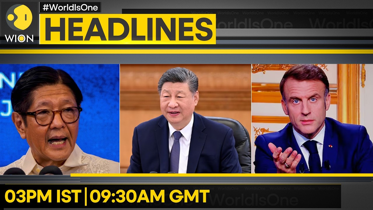 Macron Calls for Stability In West Asia | China Calls US AI Theft Claims Baseless |WION HEADLINES