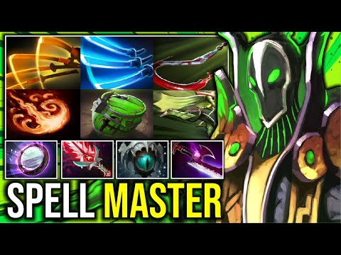 SPELL MASTER..!! Physical Build Skadi + Bloodthorn Rubick Mid EZ Steal Spell 7.25 | Dota 2