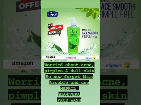 Mapril Face Wash with Purifying Neem, Aloe Vera Extracts for Prevents Pimple, Make Skin Soft  250ml