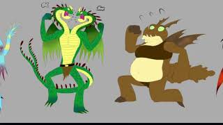 Httyd anthro Dragon 