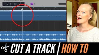 How to cut a track in Garageband (2021)