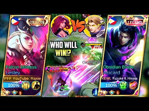 THE MOST AWAITED BATTLE!! RAXIE VS YUZUKE (WHO WILL WIN?) YOUTUBER LESLEY VS YOUTUBER ALUCARD - MLBB