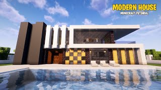 Modern house in minecraft - Tutorial