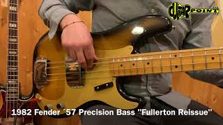 Video thumbnail for 1982 Fender ´57 Precision Bass Fullerton Reissue / GuitarPoint by GuitarPoint