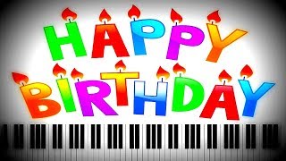 Sweet Happy Birthday Song Piano Solo ♫♫♫ You'll fall in love with