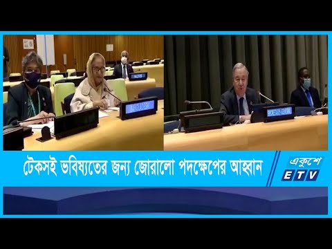 টেকসই ভবিষ্যতের জন্য জোরালো পদক্ষেপ গ্রহণের আহ্বান প্রধানমন্ত্রীর
