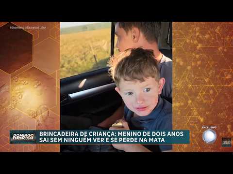 Menino de 2 anos é encontrado após 17 horas perdido em mata de São Paulo