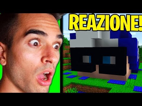 REAZIONE DI BELLAFACCIA ALLA MIA COSTRUZIONE NEL SUO MONDO - Minecraft ITA