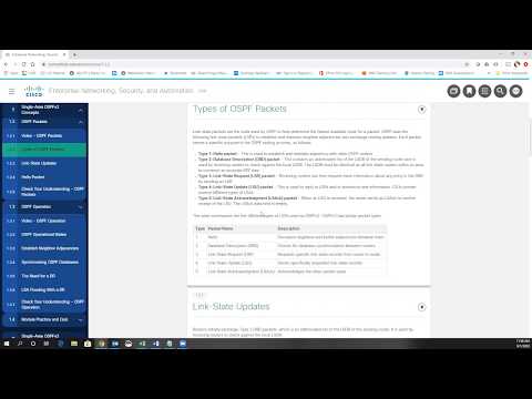 CCNA v7 Module 1 ENSA Single Area OSPFv2 Concepts Lecture