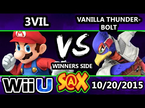 S@X 120 - 3Vil (Mario) Vs. VanillaThunderbolt (Falco, ROB) SSB4 Tournament - Smash Wii U - Smash 4